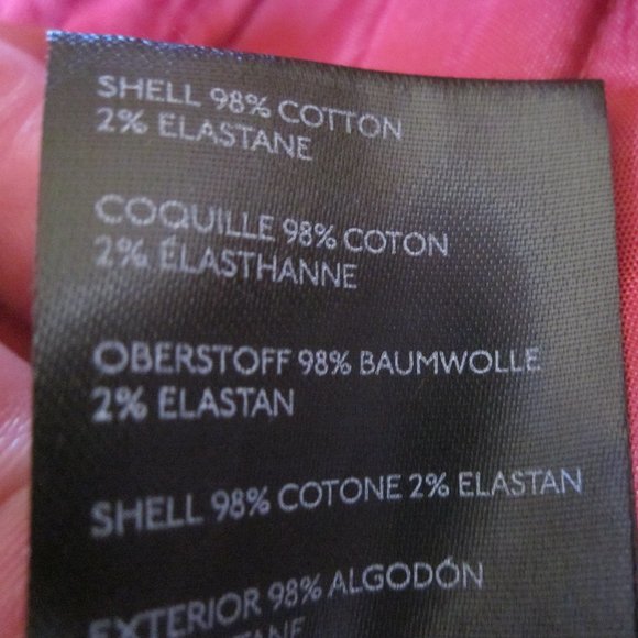 Anthropologie Pants 12 Essential Collection Corduroy Pink/Rose - Picture 9 of 10